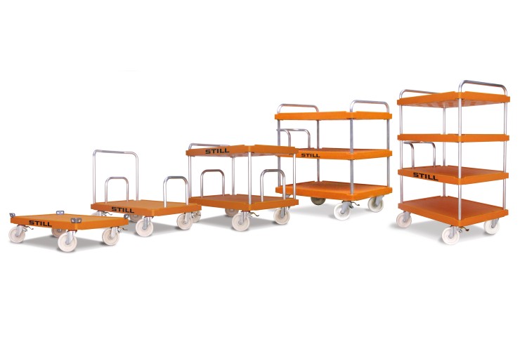 Die neuen Kunststofftrolleys: „Bessere Bedienbarkeit und reduzierte Transportlast“