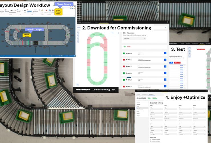 Mit MCP PLAY können Förderanlagen der Modular Conveyor Platform (MCP) einfacher konfiguriert und dezentralisiert gesteuert werden mit schnellerer Inbetriebnahme und effizienterem Betrieb mit höherem Durchsatz bei geringerem Energieverbrauch.